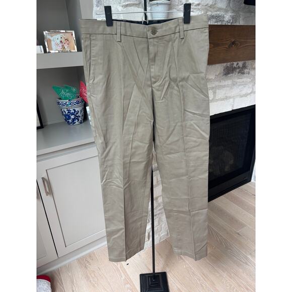 Dockers Men's Dark Pebble Signature Khakis Straight Fit Versatile Pants Size 34 - Picture 2 of 6